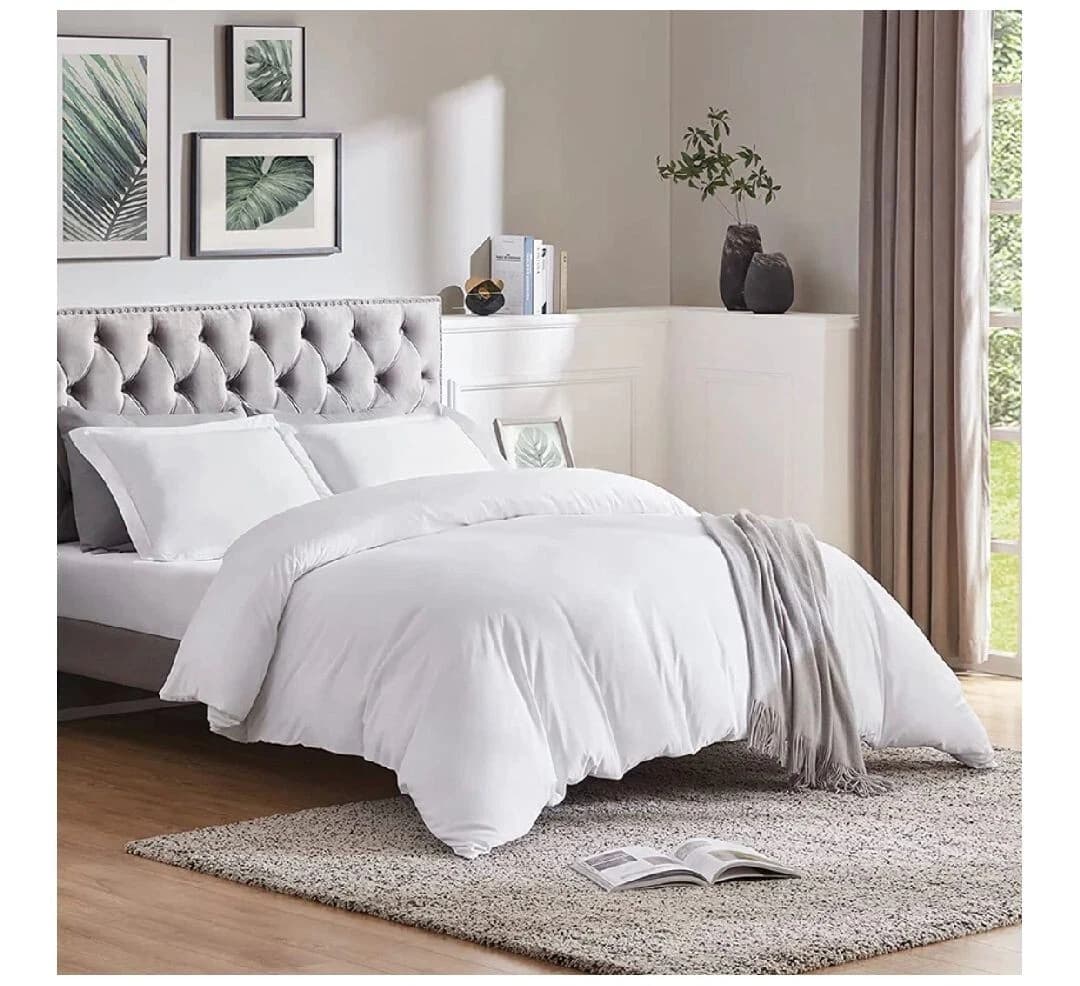 3 Piece Duvet Cover Set Hotel Quality Ultra Soft Comforter Cover Queen Size