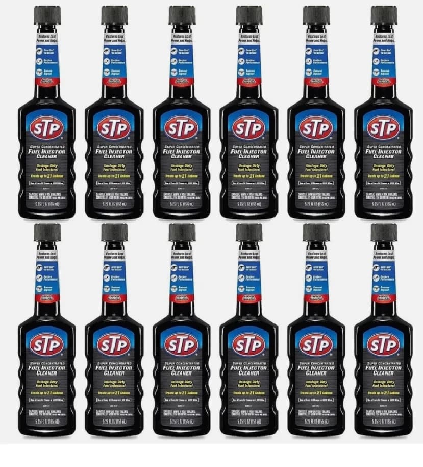 STP Fuel Injector Cleaner Super Concentrated 5.25 Fl Oz 12Pack